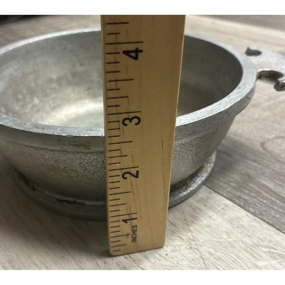 Vintage Guardian Service Pot Hammered Aluminum ‎ 6.75